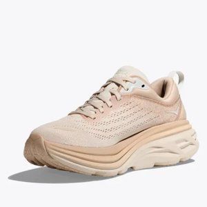 Women's HOKA Bondi 8 - Shifting Sand/Eggnog - 9.5